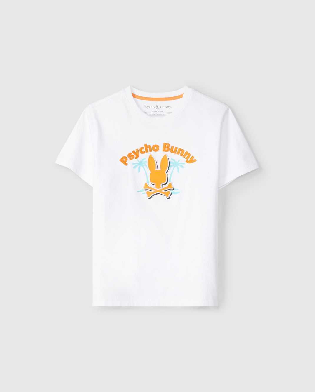 Tees Psycho Bunny Boston Graphic Tee Blanche Enfant | DFD-35475679